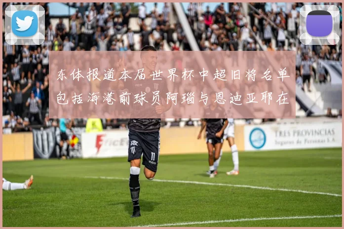 东体报道本届世界杯中超旧将名单包括海港前球员阿瑙与恩迪亚耶在内的10位球员